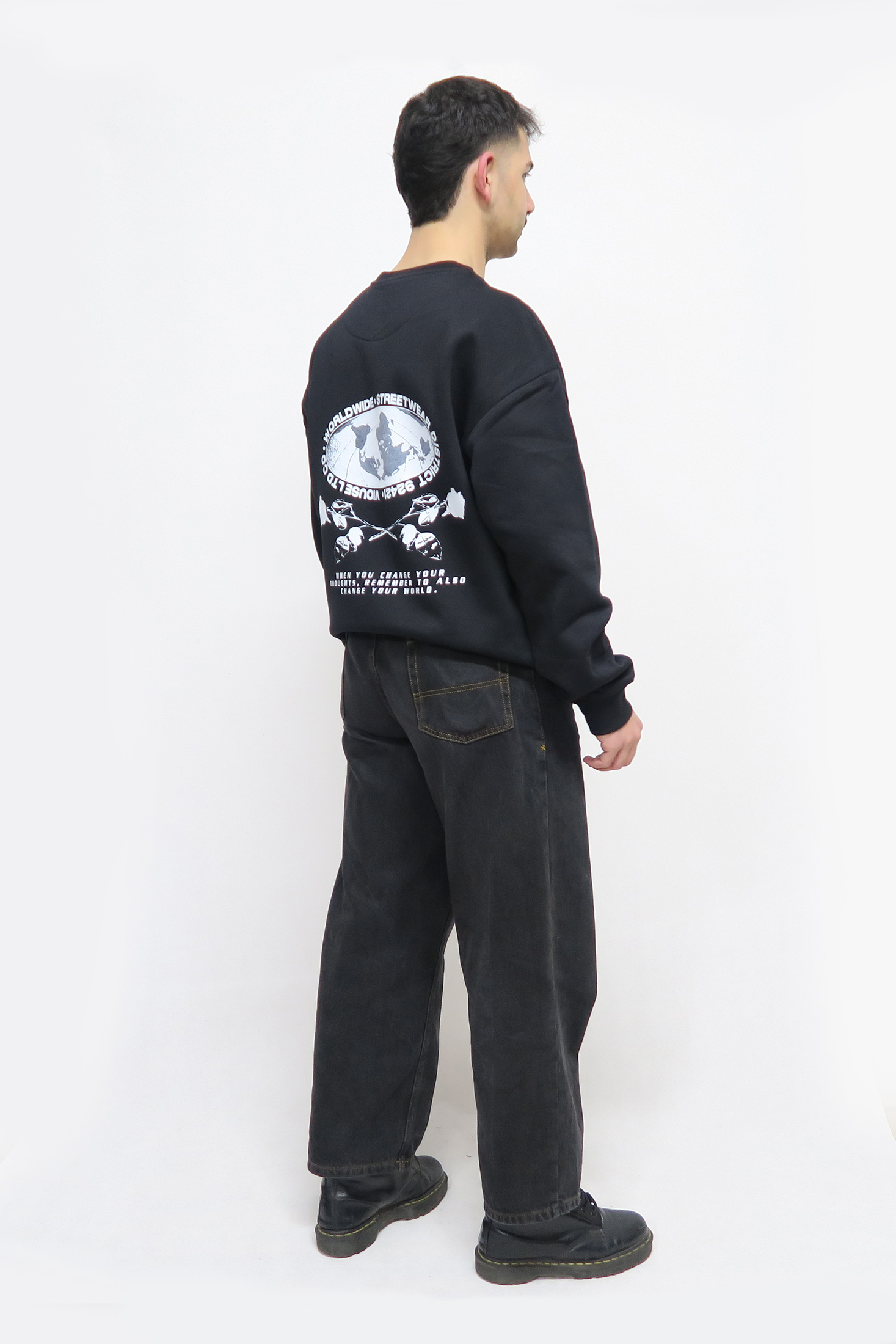 R.O.S.E LTD Oversize Sweater Black