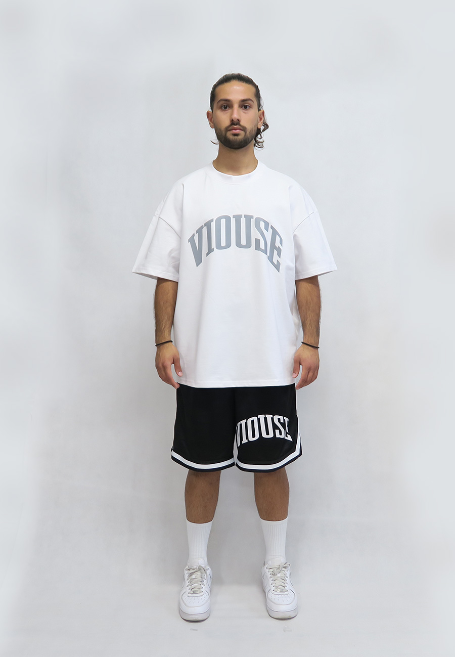 College Ultra Heavy Oversize White Tee