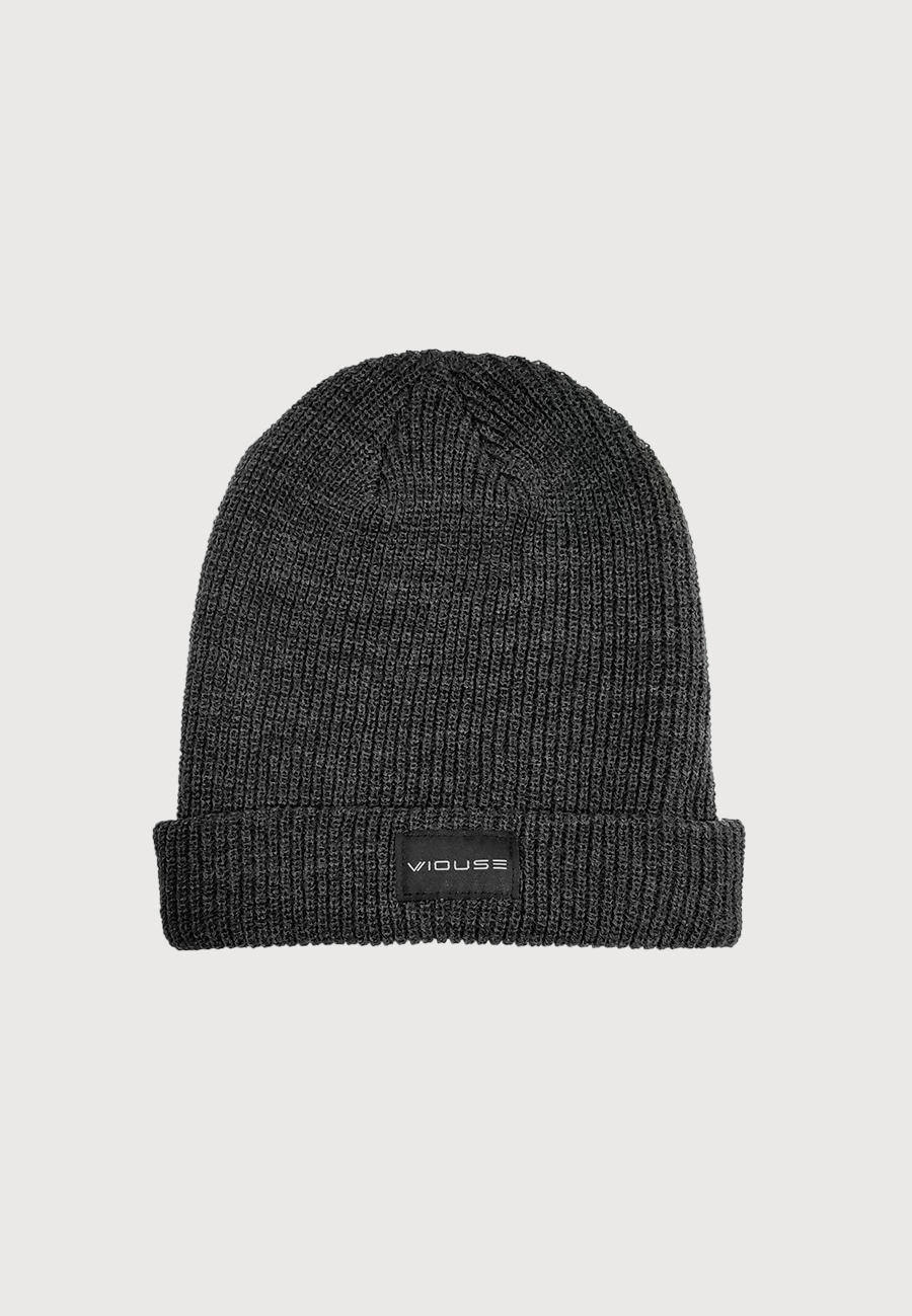 Long Knit Beanie Darkgrey