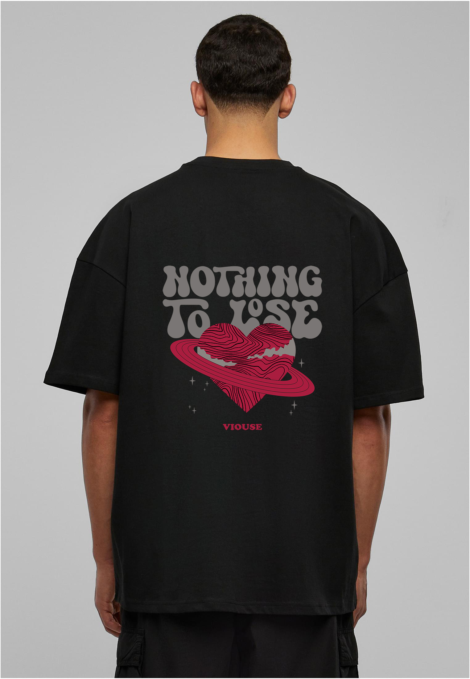 N.T.L Ultra Heavy Oversize Black Tee