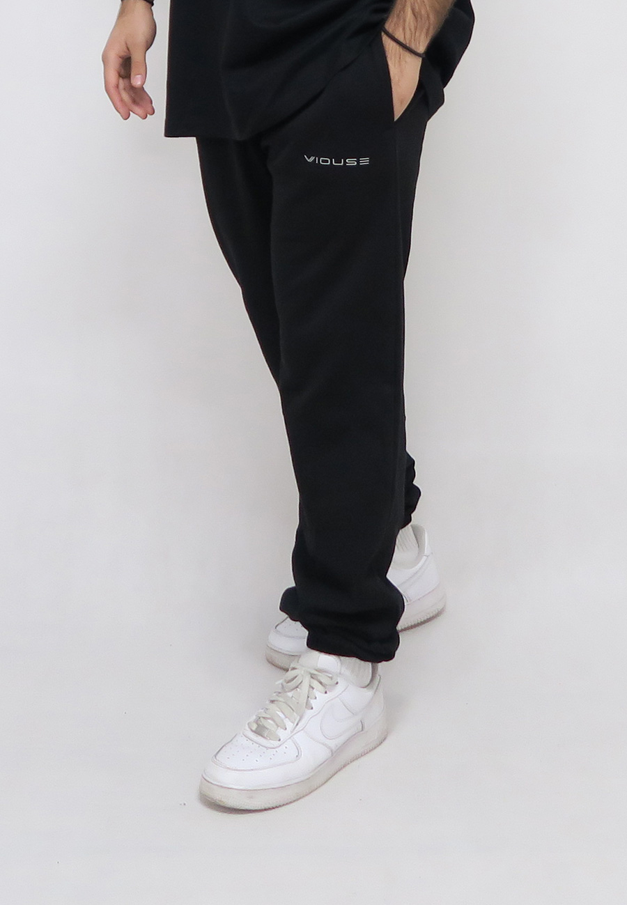 Logo Heavy Sweatpants Black